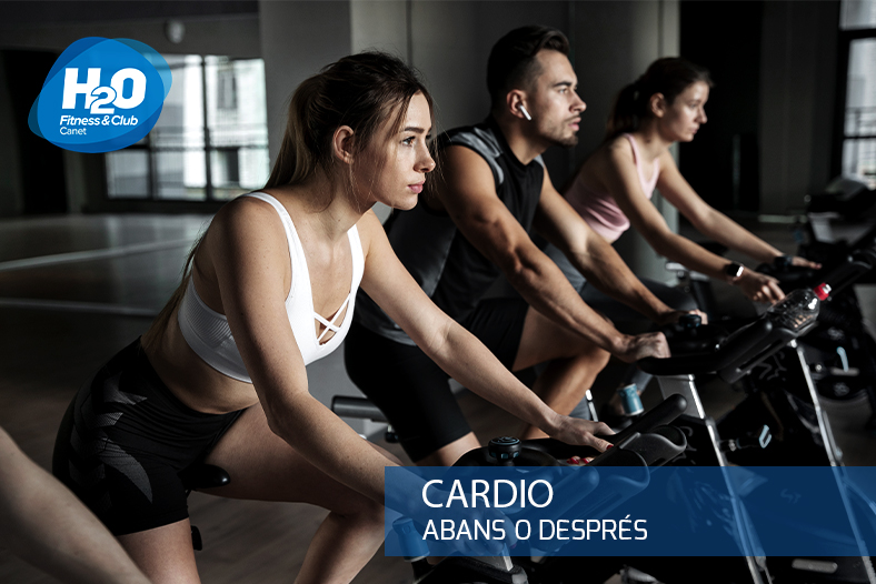 Cardio, abans o després de l’entrenament