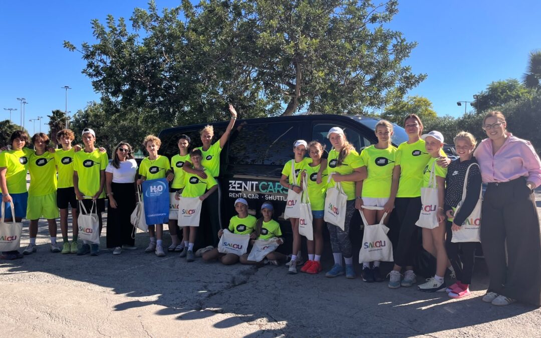 H2O Salou dona suport a joves tennistes ucraïnesos